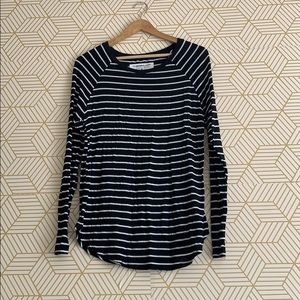 Black and white striped shirt